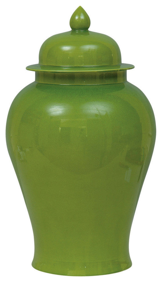 Apple Green Temple Jar
