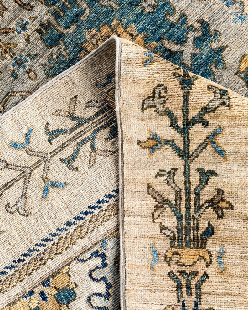 Serapi One-of-a-Kind Hand-Knotted Area Rug Gray, 5' 9" x 8' 7"
