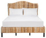 Safavieh Finola Rattan Bed Natural/Espresso Full