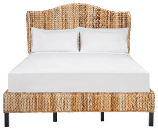 Safavieh Finola Rattan Bed Natural/Espresso Full