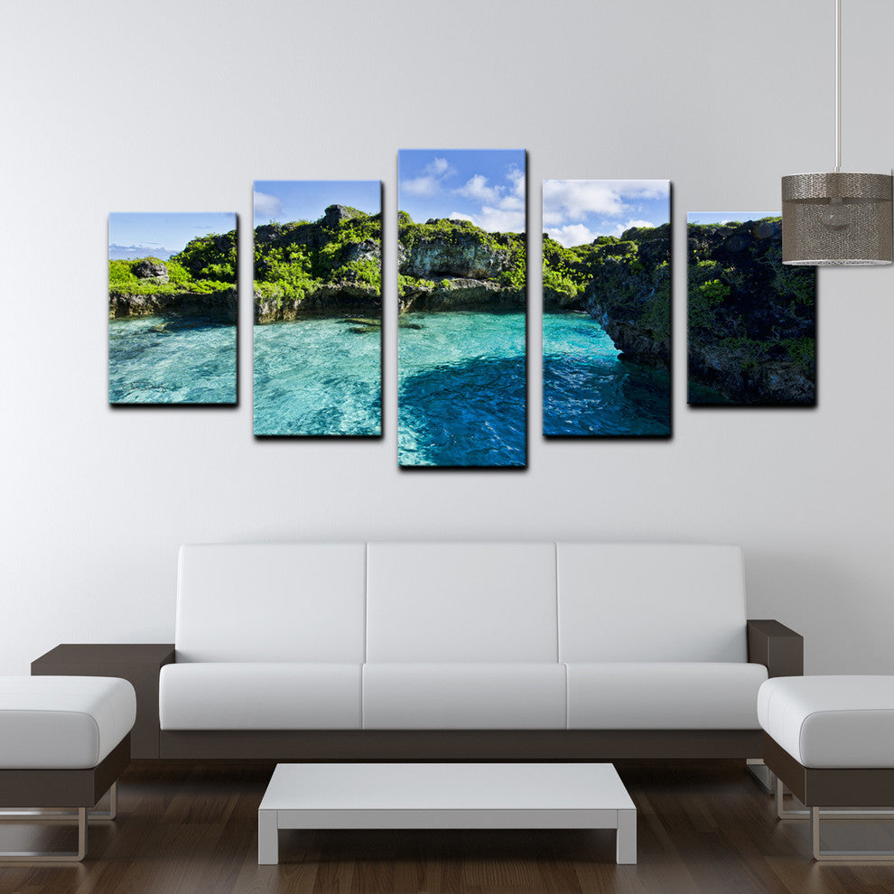Ready2hangart Chris Doherty 'Seaglass' 5-piece Canvas Wall Art