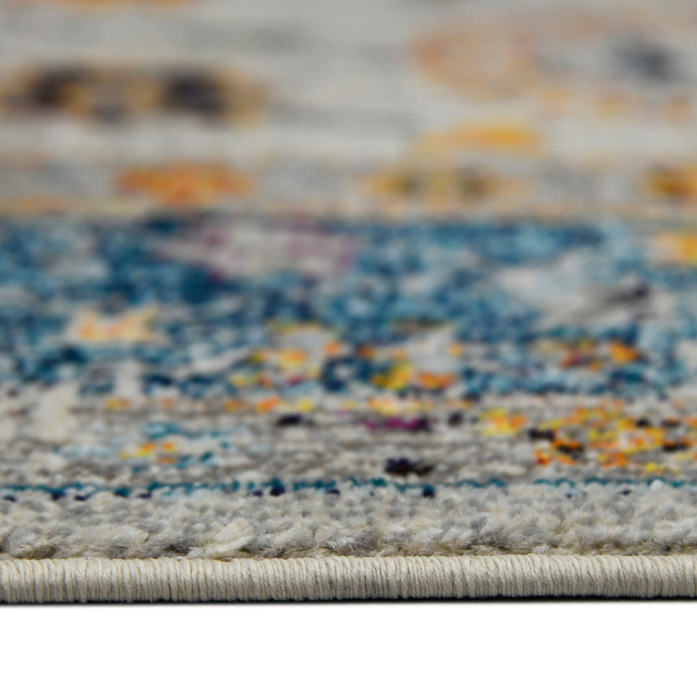 Montana Filomina Area Rug, Blue, 2' x 3', Bordered