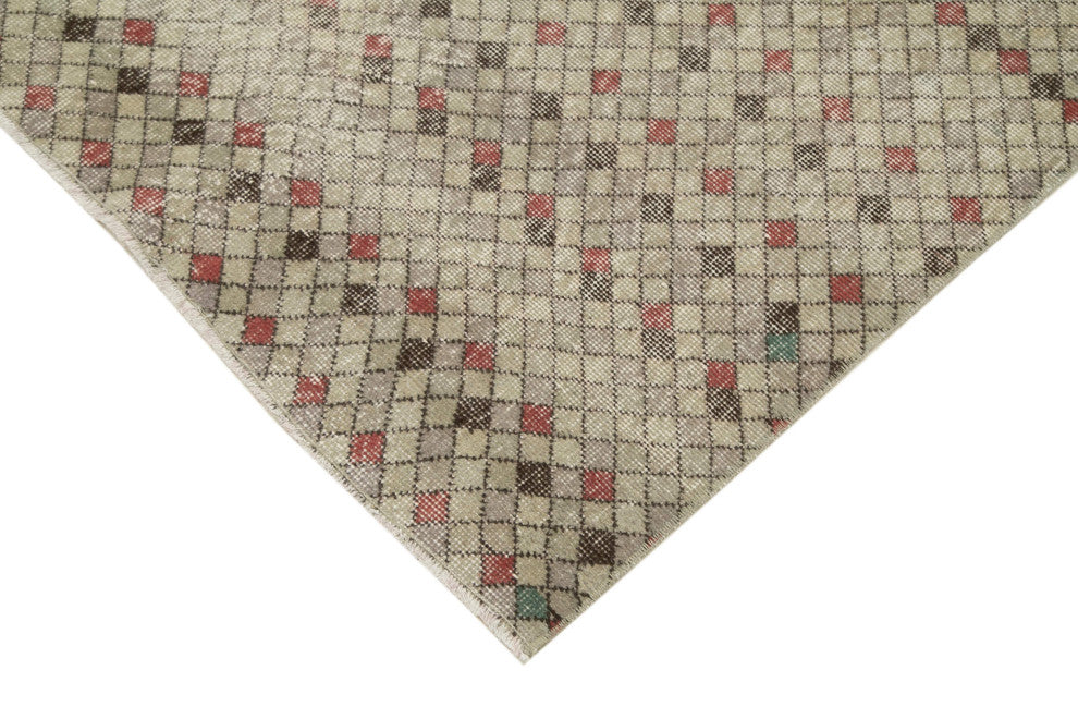 Rug N Carpet - Handmade Turkish 4' 11'' x 8' 2'' Distressed Area Rug