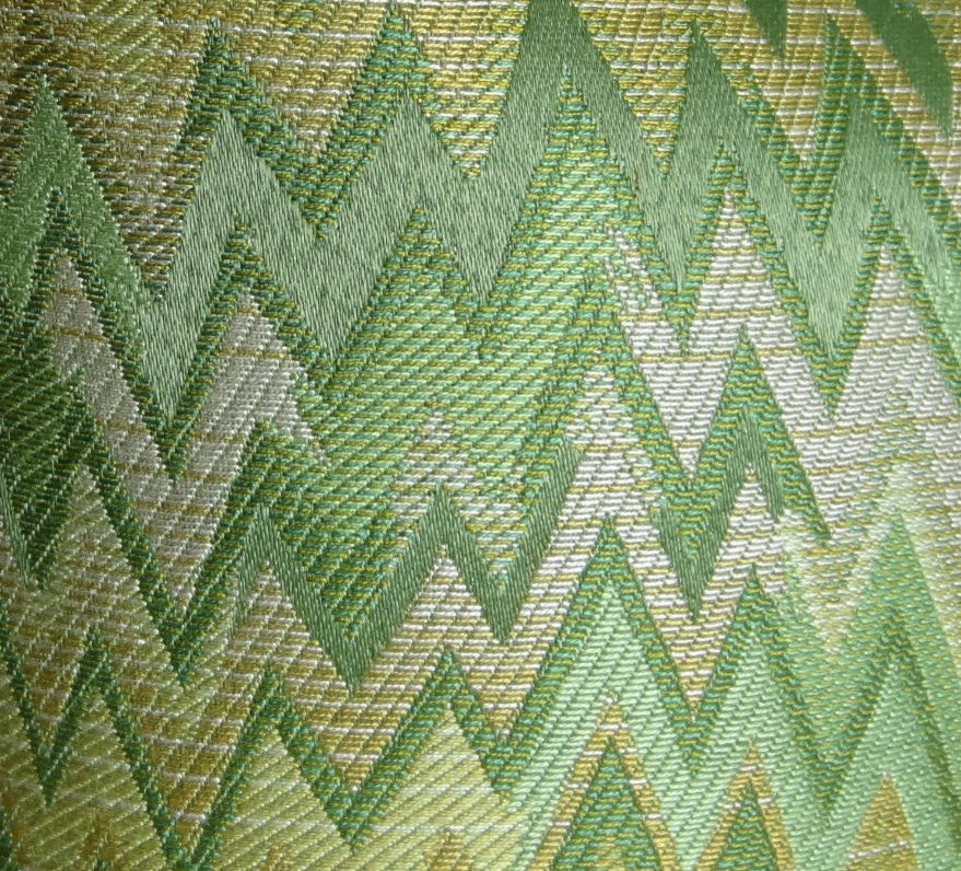 Green Fair Green Citrine and Taupe Handmade Luxury Pillow, 26"x26"