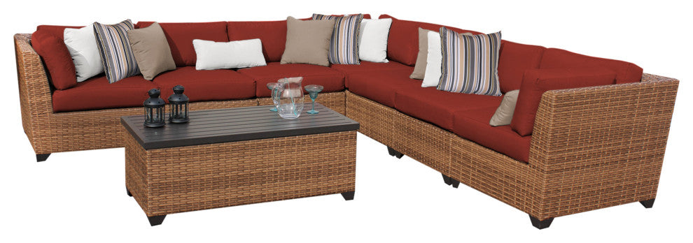 Laguna 8 Piece Outdoor Wicker Patio Furniture Set 08a