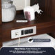 San Bath Vanity with Stone Top, Natural Walnut, 48", Single Vanity, With Mirror