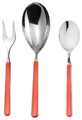 Fantasia Serving Set, New Coral, 3-Piece Set
