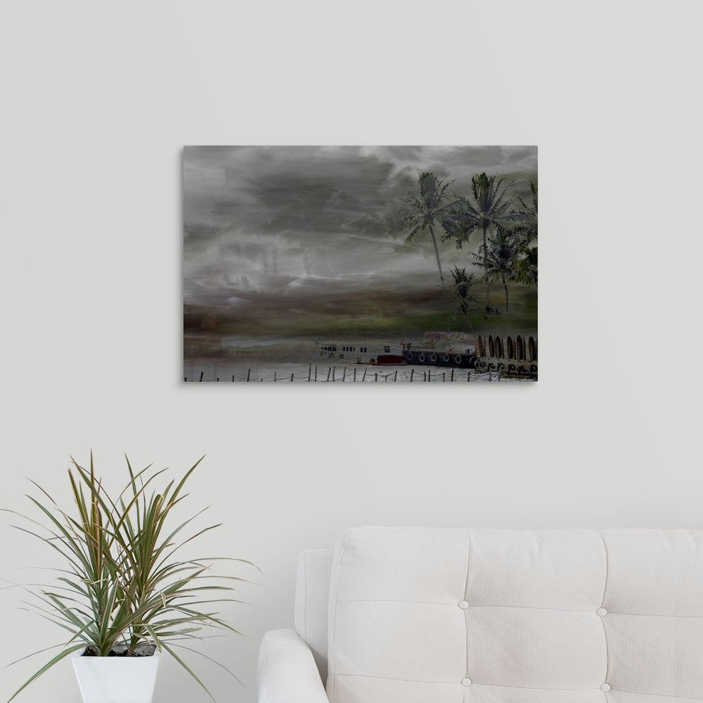 "Tropical Storm" Wrapped Canvas Art Print, 24"x16"x1.5"