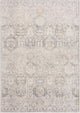 Hauteloom Parkerfield Blue Area Rug, Beige/Black/Gray, 4'3"x5'7"