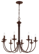 Candle 26.5" Chandelier, Rubbed Oil Bronze