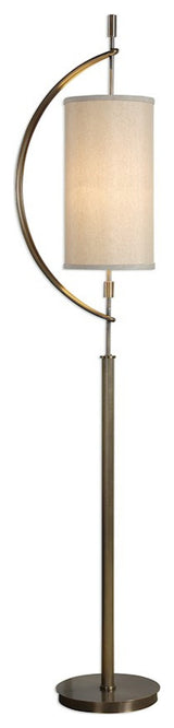 Uttermost Balaour Antique Brass Floor Lamp, 28151-1