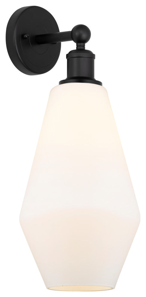 Innovations 616-1W-BK-G651-7 Cindyrella 1 Light 7" Sconce, Matte Black