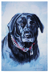 Rusty Frentner 'Black Lab' Canvas Art, 32"x22"