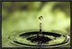 Ripples Radiating Out From Drop Of Water Splashing Into Calm Pool, 18"x12"