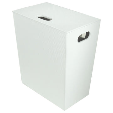 Ecopelle 2262 Laundry Basket/Hamper in White
