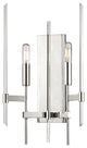 Hudson Valley 9902-PN, 2 Light Wall Sconce