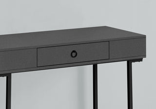 Computer Desk Home Office Laptop Storage Drawers 42"L Work Metal Grey