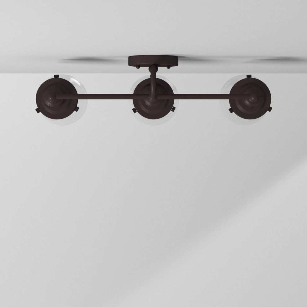 Taylor 3-Light Bath, Satin Bronze