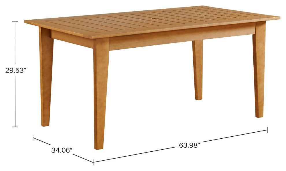 Barton 5-Piece Patio Dining Set, Dining Table, 4 Stackable Patio Chairs, 5-Piece Set