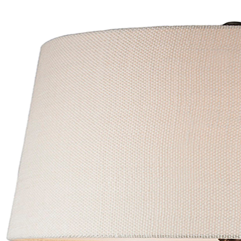 Benzara BM240304 Table Lamp With Polyresin Urn Shape Base, Bronze