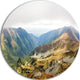 Mountains From Ostry Peak Tatras, Landscape Round Wall Art, 23"