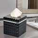 nu steel Giraffe Black Boutique Tissue Box Cover