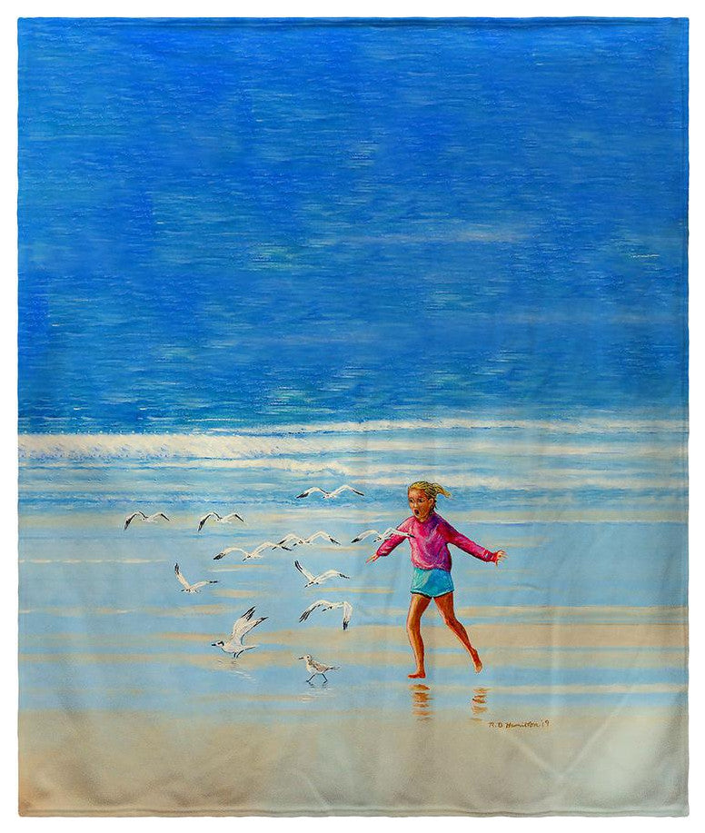 Chasing Gulls Throw