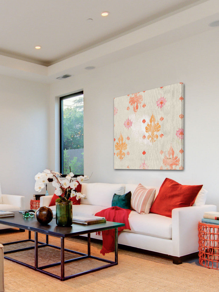 "Tangerine Tango" Painting Print on Canvas by Evelia