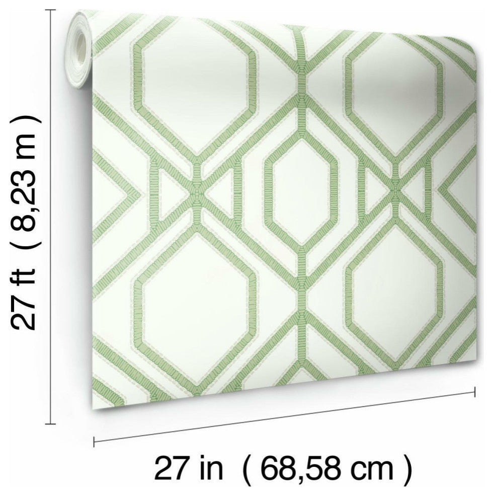 Sawgrass Trellis Wallpaper