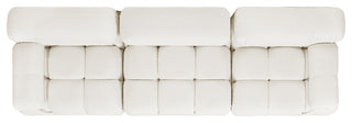 Marcel 109.5" Modular Sofa, Ivory White Boucle