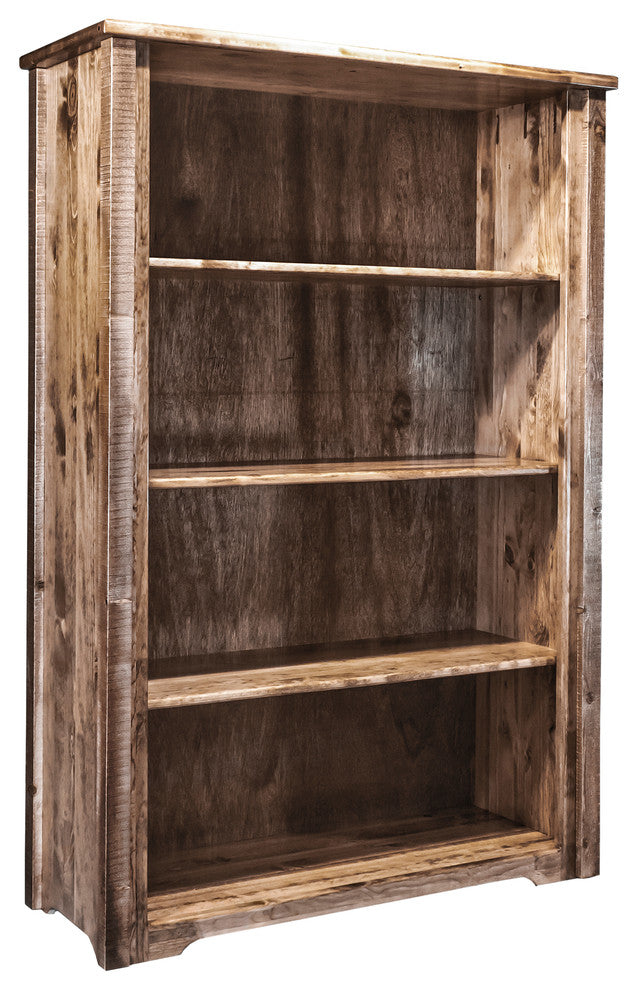 Homestead Collection Bookcase, Stain and Clear Lacquer Finish