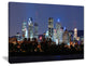 "Montreal Over River at Dusk" Cityscape Canvas Photo Print, 20"x12"