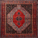 Ahgly Company Indoor Square Traditional Area Rugs, 7' Square