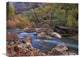"Virgin River Flowing Through Canyon, Zion National Park, Utah" Artwork