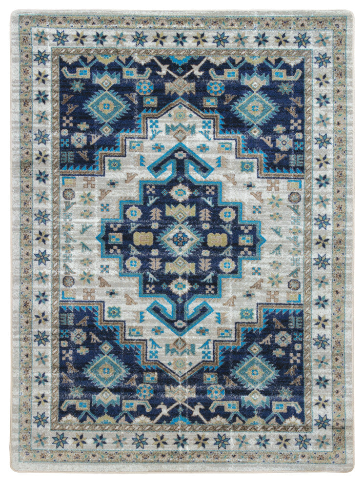 Persian Version, Blue, 8'x11'