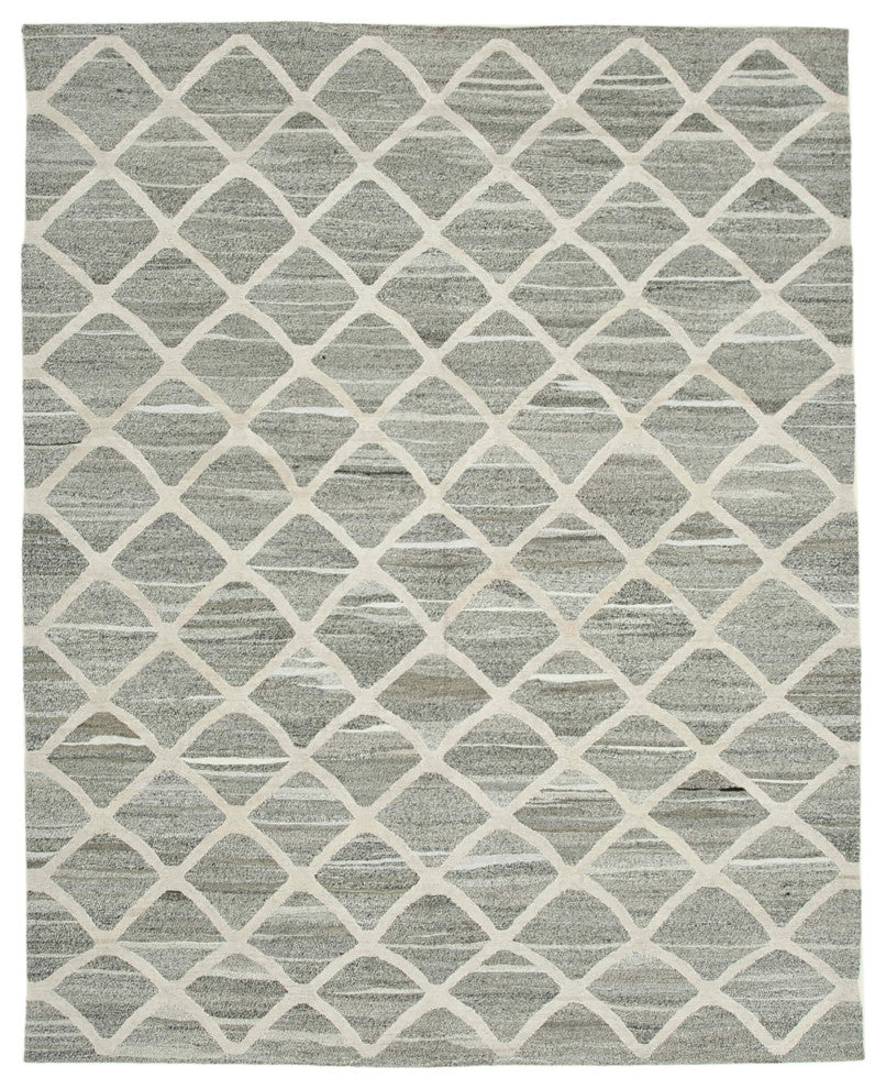 Rug N Carpet - Hand-knotted Turkish 8' 0'' x 10' 1'' Unique Wool Kilim Rug