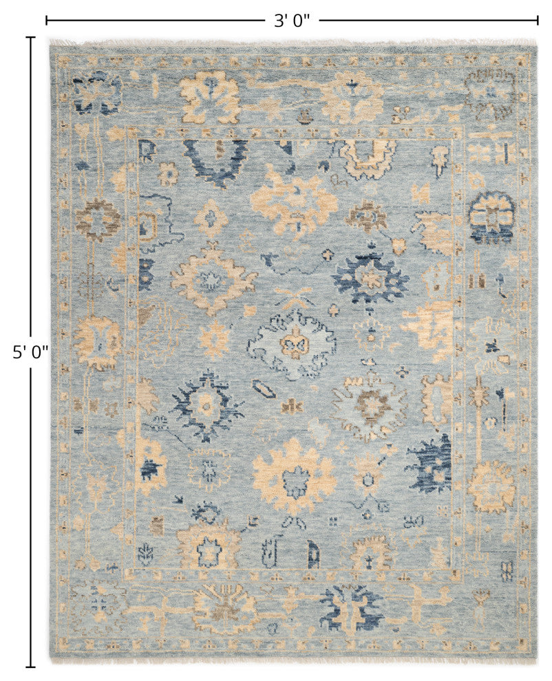 Lagos Handmade Area Rug, 3' 0" X 5' 0"