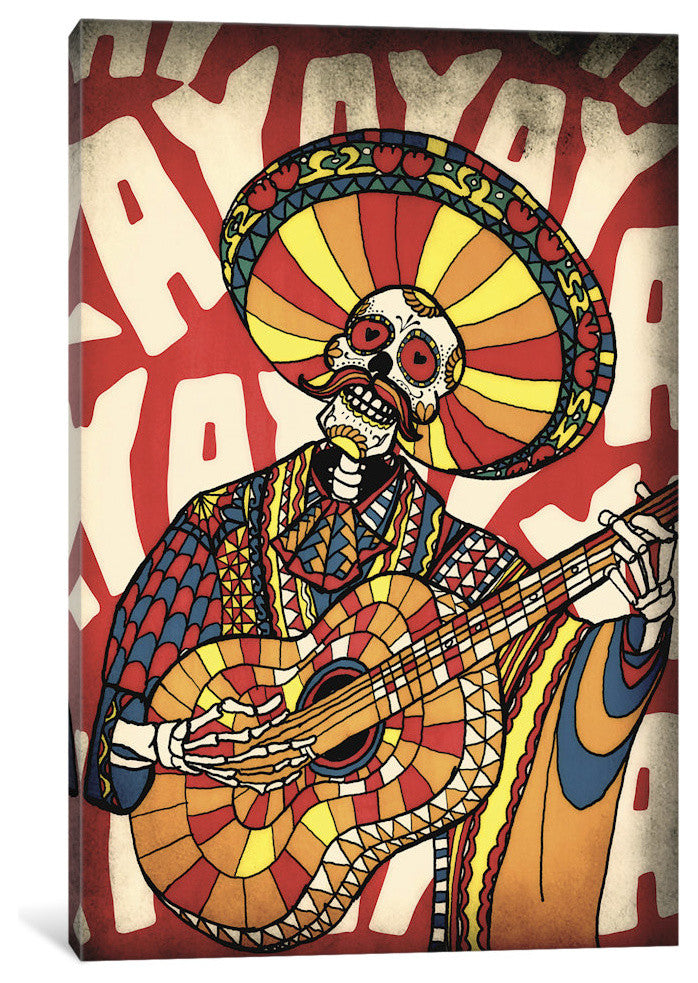 "Mariachi" by Ali Gulec, 18x12x1.5"
