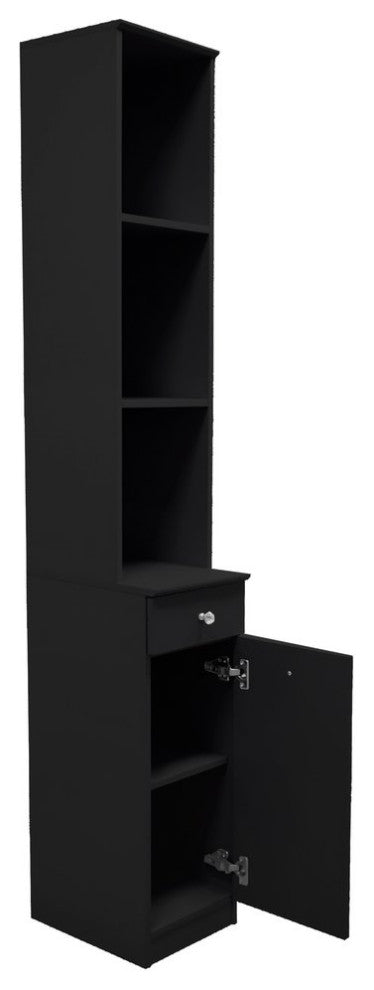 SlayStation Vanity Storage Cabinet,  Storage Cabinet, Black
