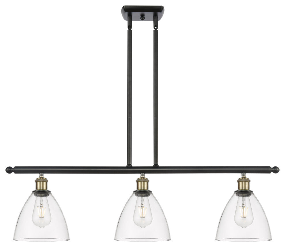 Innovations 516-3I-BAB-GBD-752 3 Light Island Light, Black Antique Brass