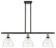 Innovations 516-3I-BAB-GBD-752 3 Light Island Light, Black Antique Brass