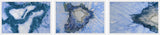Ice Explosions Triptych, 54x12