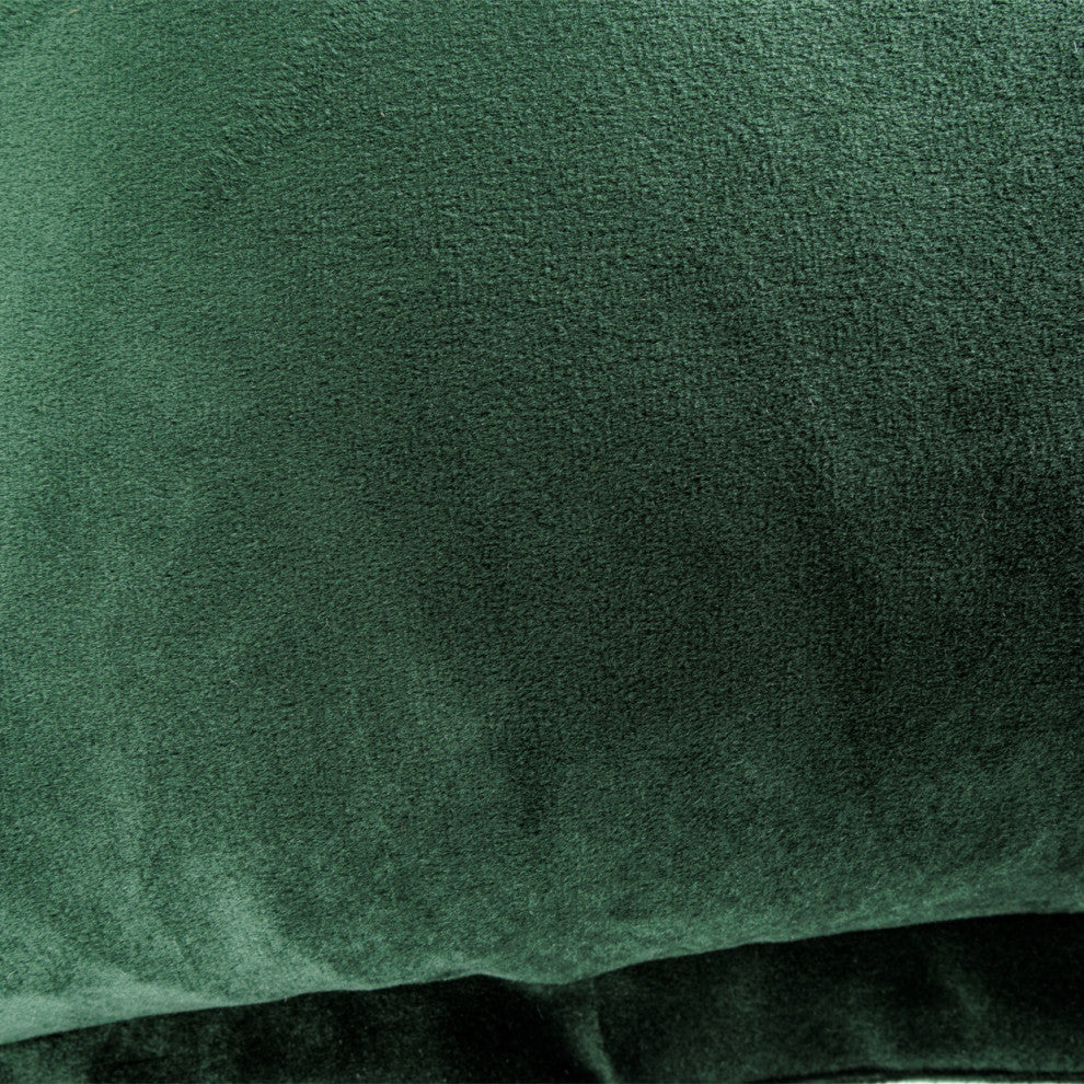 Conner 13"x22" Oblong Velvet Pillow, Set of 2, Forest
