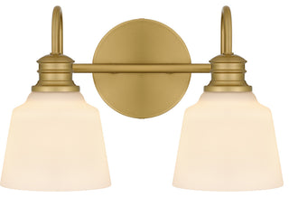 Quoizel HIN8614 Hinton 2 Light 14"W Bathroom Vanity Light - Aged Brass