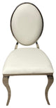 Rayen Armless Chair (set of 4 ), Chrome