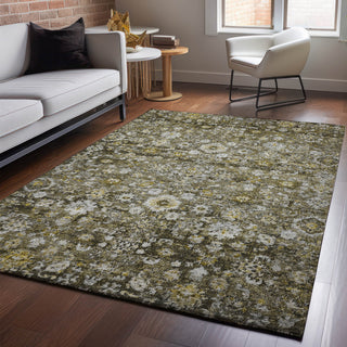 Premium Machine Washable Mayfield AMF651 Mocha 2'6" x 3'10" Rug