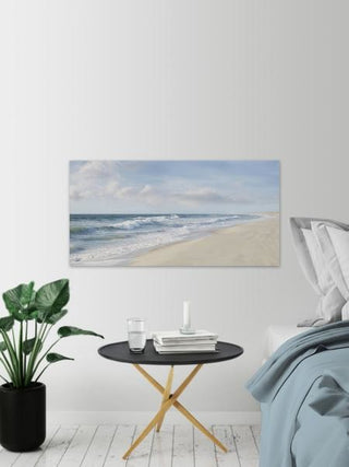 "Hamptons II" Painting Print on Wrapped Canvas, 24"x12"