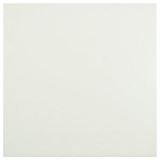 Jaen Porcelain Floor and Wall Tile, Basic White, Case of 16