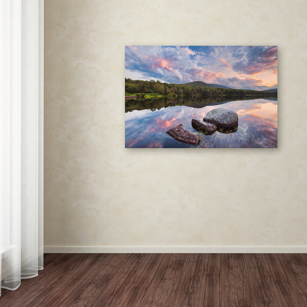 Michael Blanchette 'Cloud Mirror' Canvas Art, 19x12