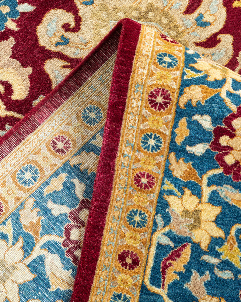 Mogul, One-of-a-Kind Hand-Knotted Area Rug Red, 6'2"x9'2"